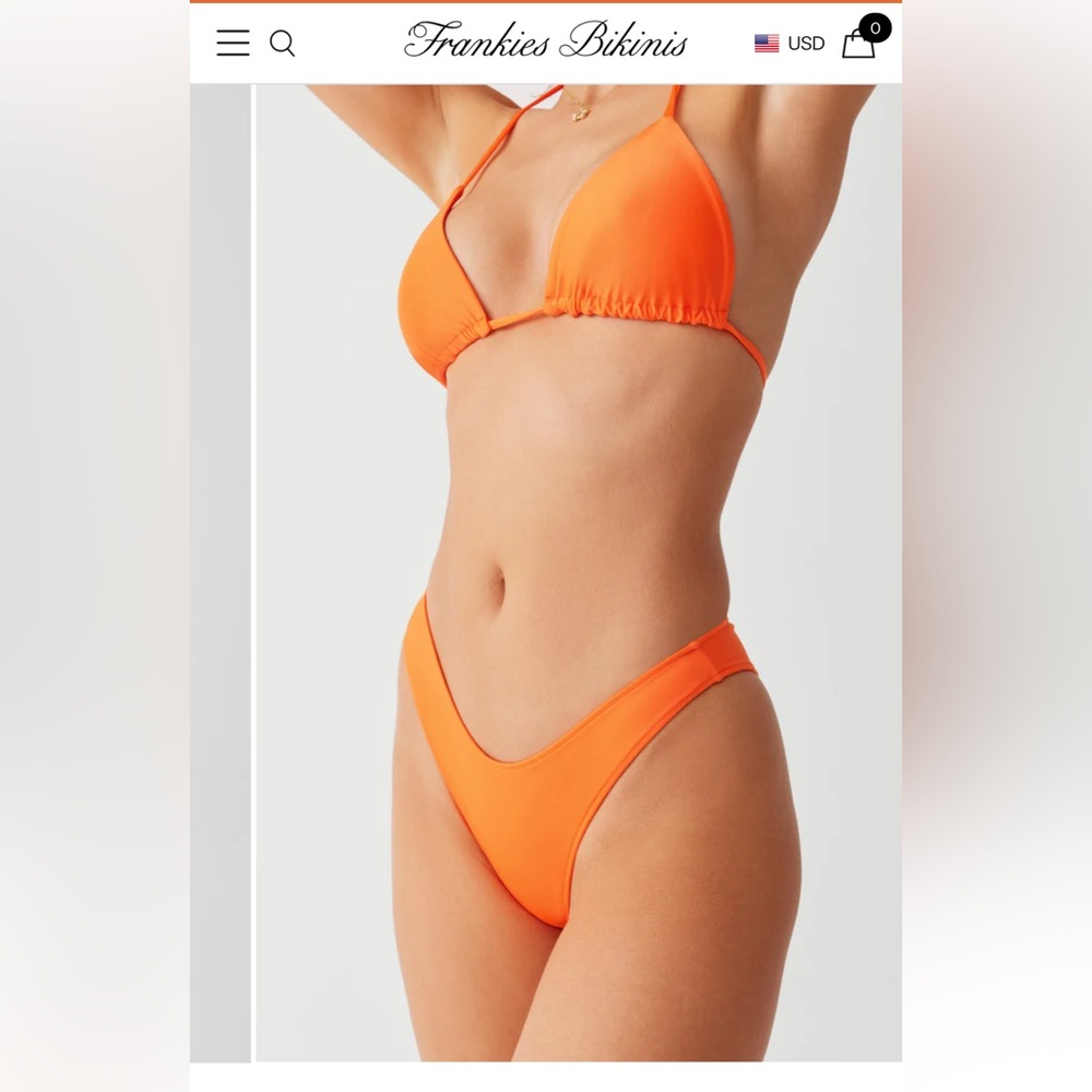 NWOT Frankie’s Bikinis Divine Shine set - Picture 3 of 4